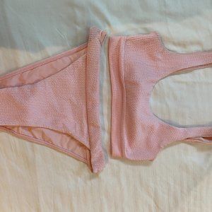 Monday Swimwear - Baby Pink Crinkle Bikini